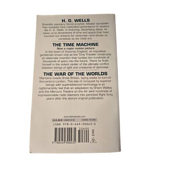 The time machine the war of the worlds by H.G. wells - del ray books- isbn 97804 - Picture 5 of 5